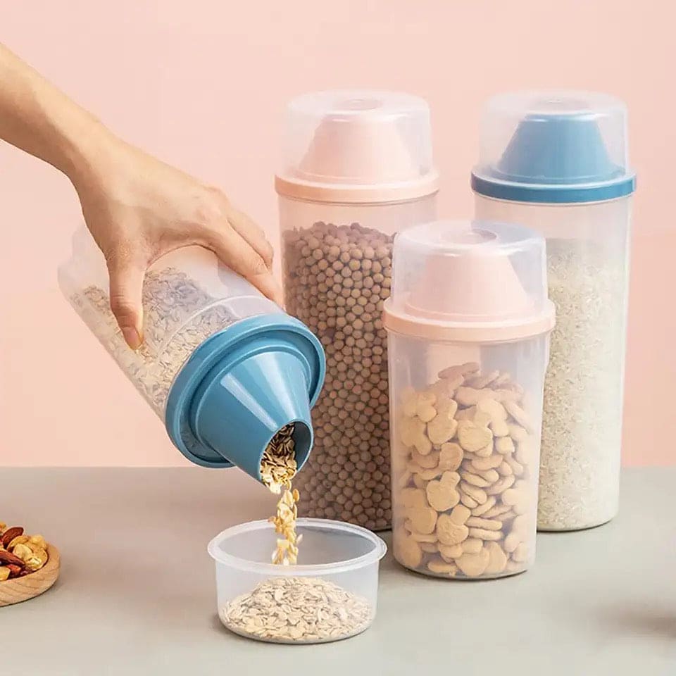 Multipurpose Sealing Canisters, Washing Powder Container, Convenient Grain Snacks Storage Jar, Transparent Grain Cereal Storage Jar, Anti-slip Candies Food Canisters, Airtight Food Canister, Home Food Storage Rice Bucket Multipurpose Sealing Canisters, Washing Powder Container, Convenient Grain Snacks Storage Jar, Transparent Grain Cereal Storage Jar, Anti-slip Candies Food Canisters, Airtight Food Canister, Home Food Storage Rice Bucket